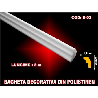 Bagheta din polistiren E-02